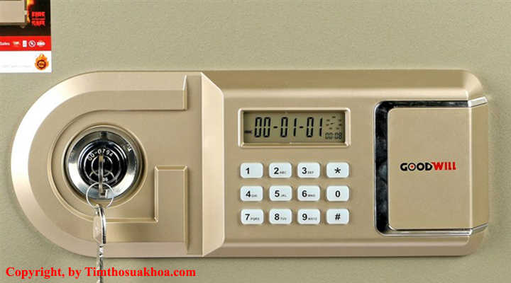 Cách mở két sắt điện tử PIN trong khi quên mã